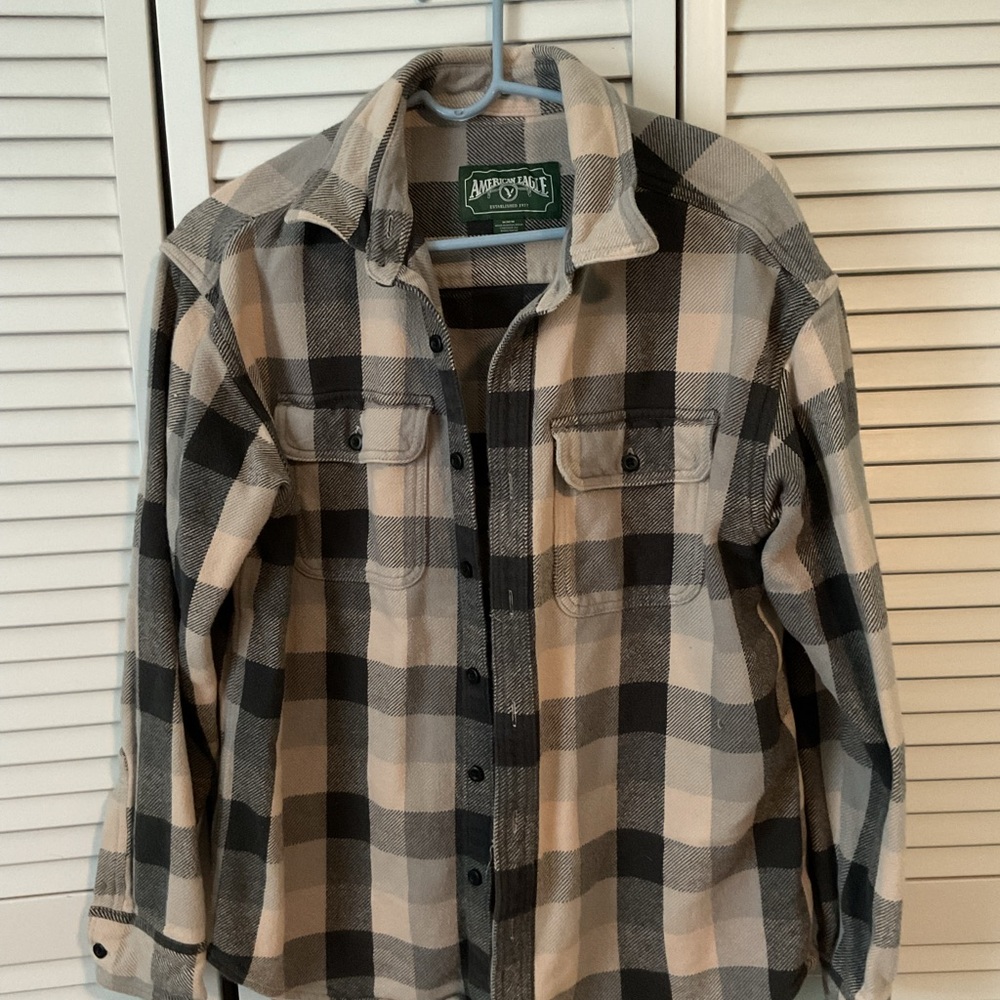 American Eagle Plaid Flannel Shirt